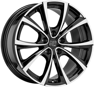 Janta Aliaj MSW 27T Gloss Black Full Polished 8.5x18 5x114.3 40